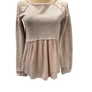 Altered State Pink Grunge Top,Lace,Fairy, M, Fairy, Cottage Core,PLZ READ!!!!